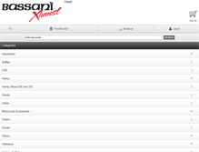 Tablet Screenshot of bassanipipes.com